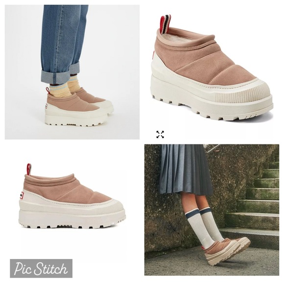 Hunter Shoes - Hunter Askern New In Box Waterproof Medium Brown Platform Boots